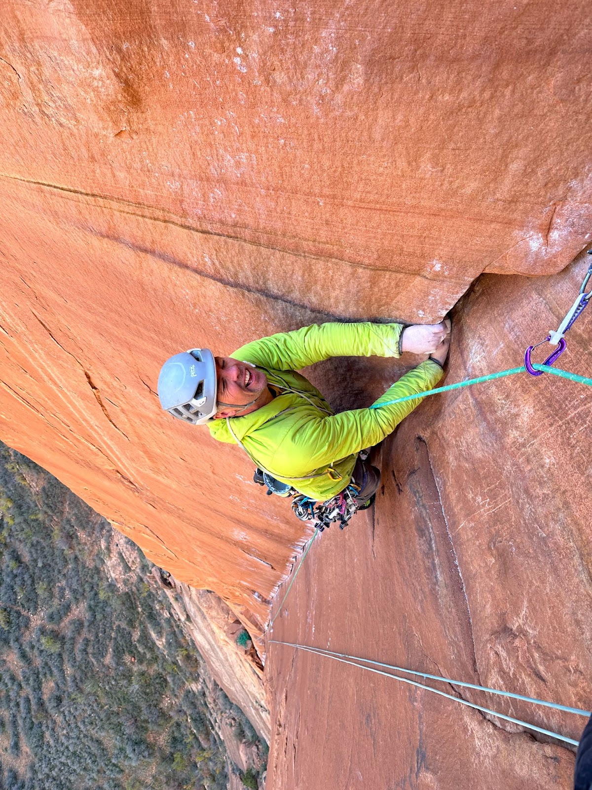 On Moonlight Buttress, #notsending. Tyler Stableford photo.
